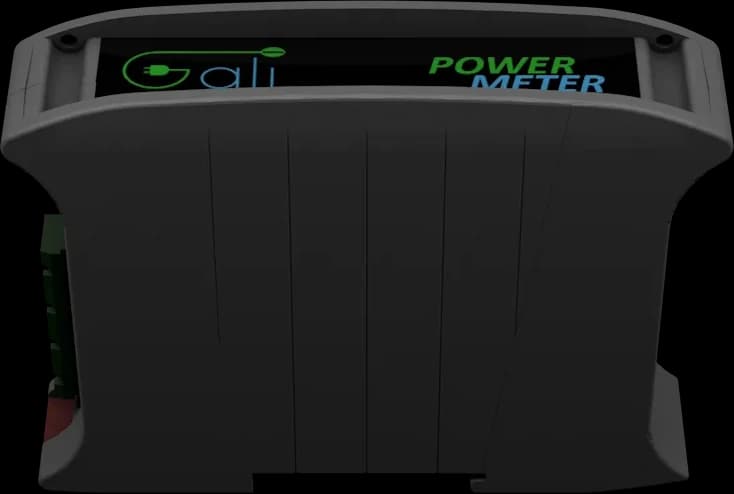 Il GALI Power Meter visto di tre quarti